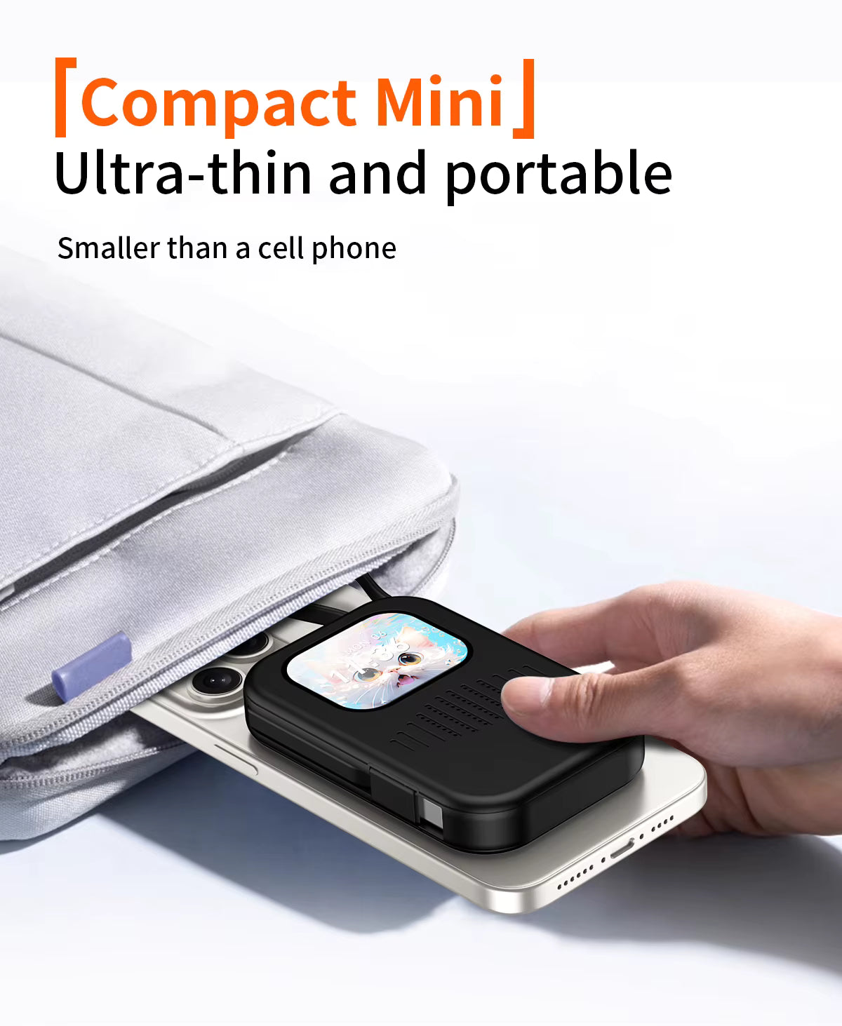 Powerbank revolucionario 100W – 8000mAh, todo en un solo dispositivo